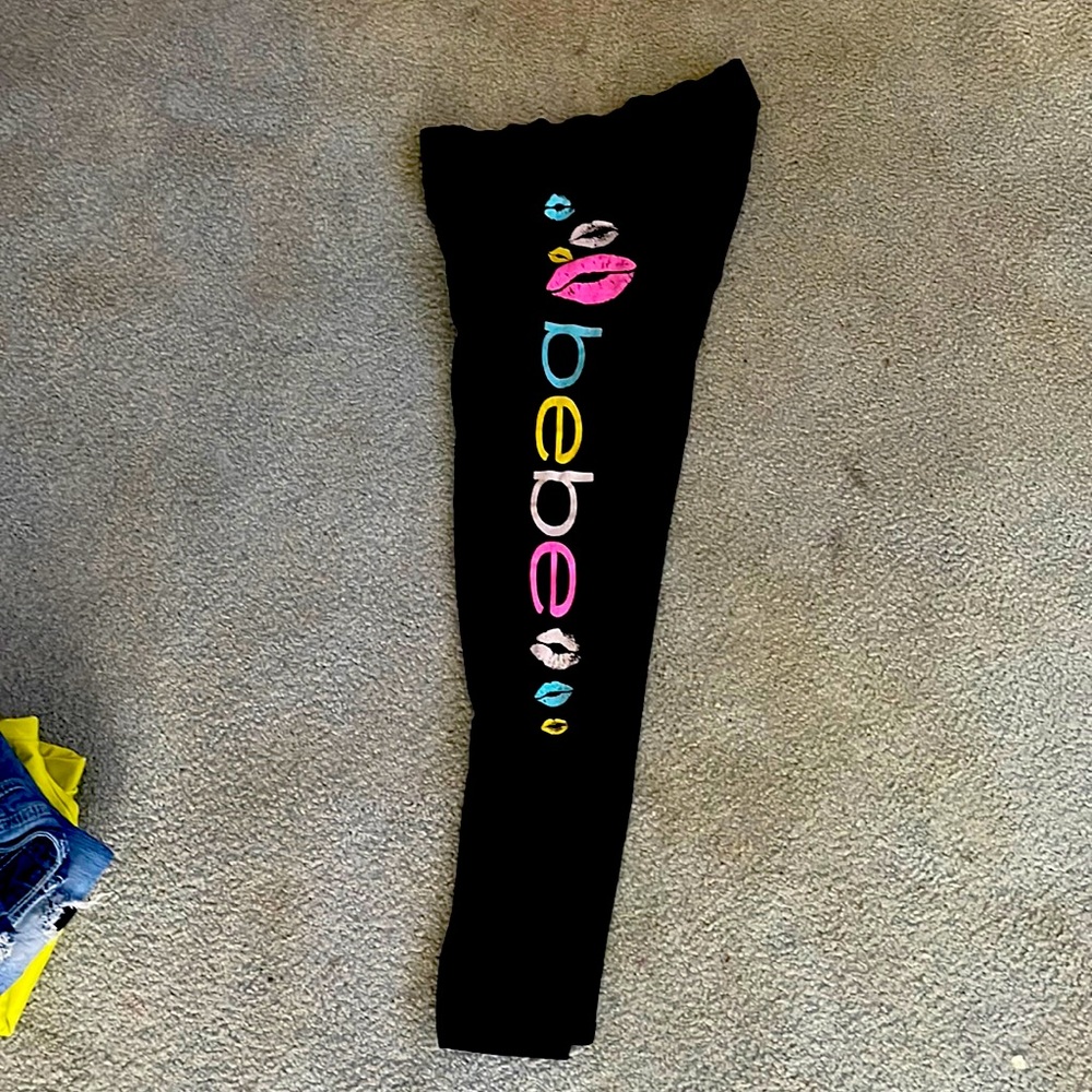 Bebe leggings size medium